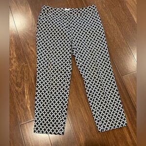 Laundry by Shelli Segal Tile Print Ankle Pants - size 6